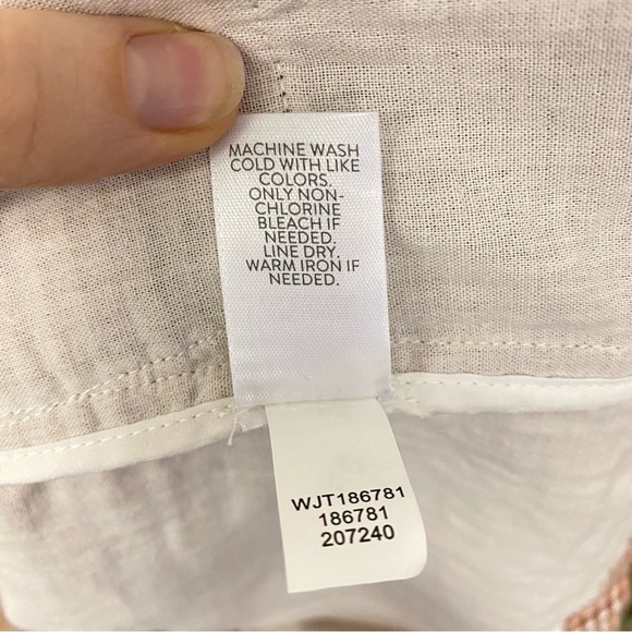 J.Jill Blazer Jacket Linen Blend Henna Plaid Lined Harper Sz M - Picture 11 of 13